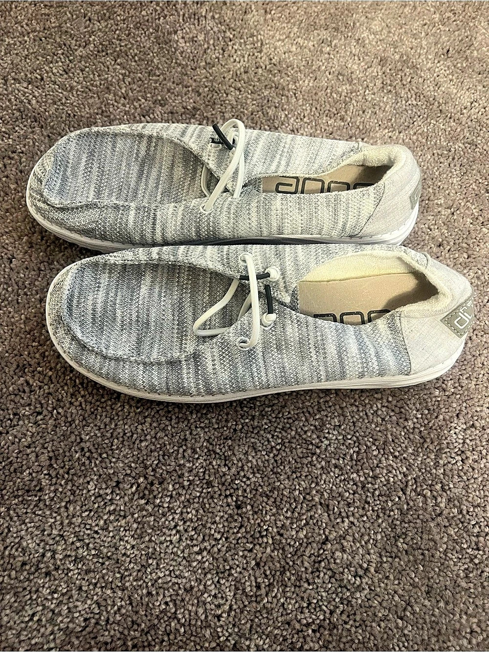HEYDUDE Wendy Sox Glacier Grey Sneakers Gray US 8